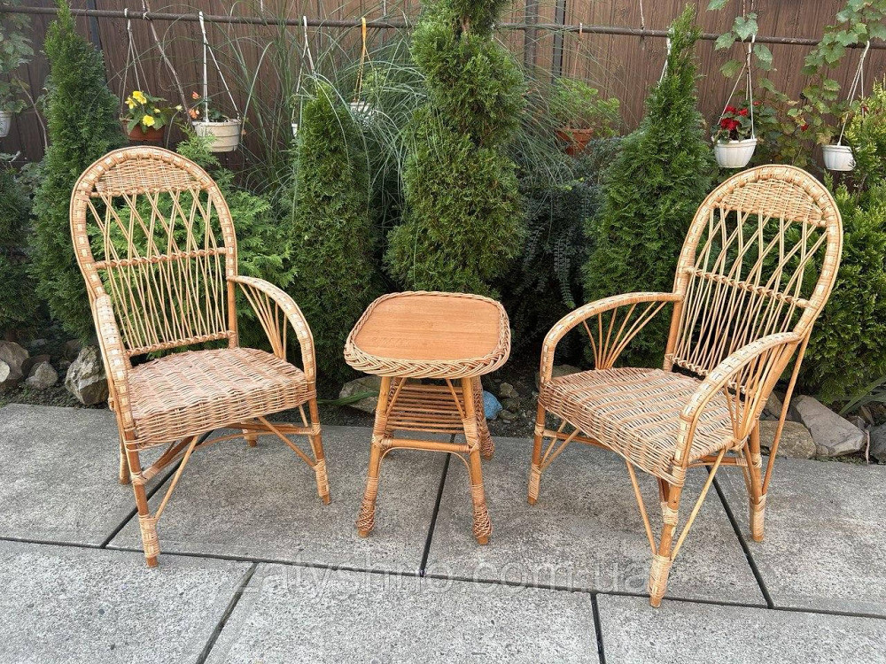 Стулья плетеные с журнальным столом Киев - изображение 5