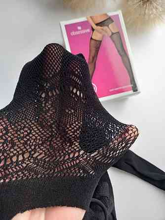 Пояс із панчохами Obsessive s207 S/M/L чорний Славута