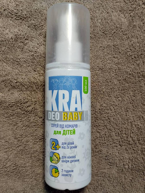Спрей від комарів KRA 100мл Дитячий Харків - фото 3