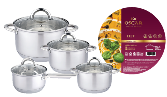 Каструля Oscar Cheff (3.6 л) 20 см (6809499) Київ
