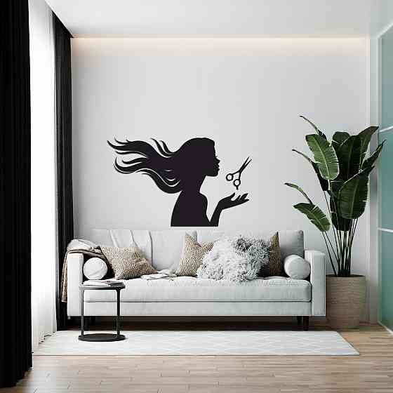 Настінне декоративне панно з дерева в салон краси Київ