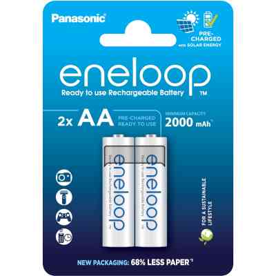 Акумулятор Panasonic AA Eneloop 2000mAh NI-MH * 2 (BK-3MCDE/2CP) Вінниця