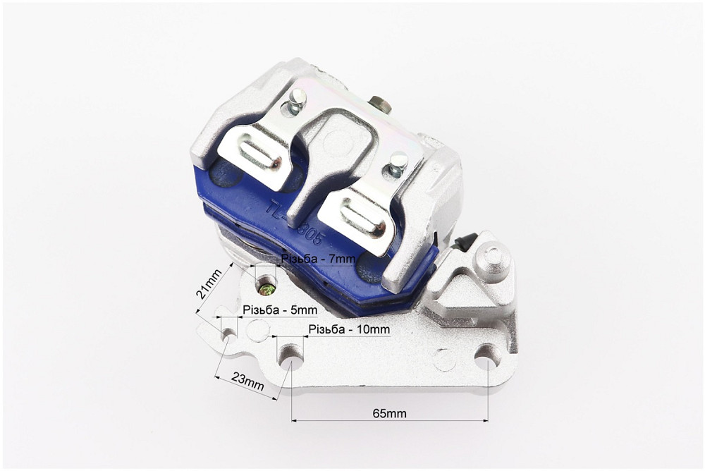 Гальмівний супорт передній двопоршневий Lifan 125/150 Київ - фото 4