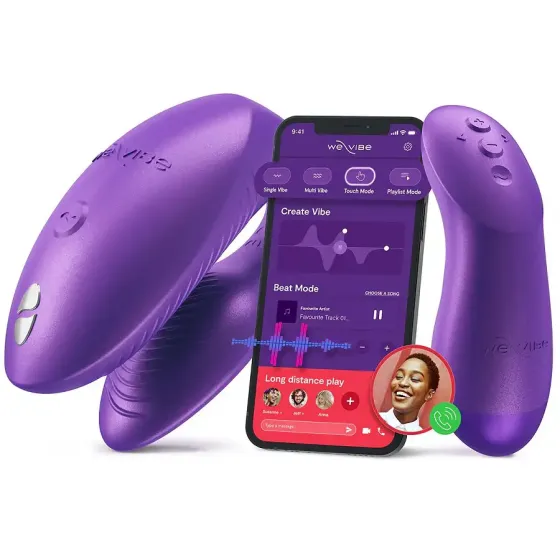 Смарт-вібратор для пар We-Vibe Chorus Pro Cosmic Purple Львів