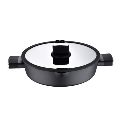 Сотейник Bergner Ion з кришкою 3.37 л (BG-35803-BK) Винница - изображение 2