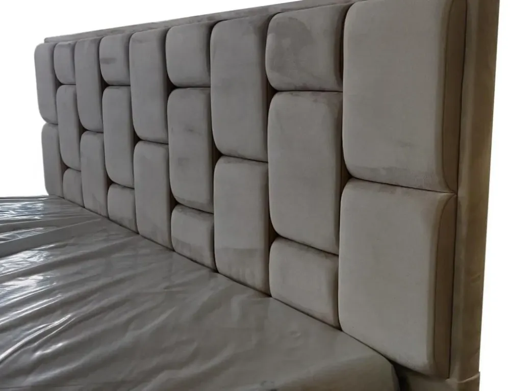 Кровать BNB Двуспальная Royal Comfort 160 x 200 см на ножках С подъемным механизмом и нишей для белья Серый Киев - изображение 3