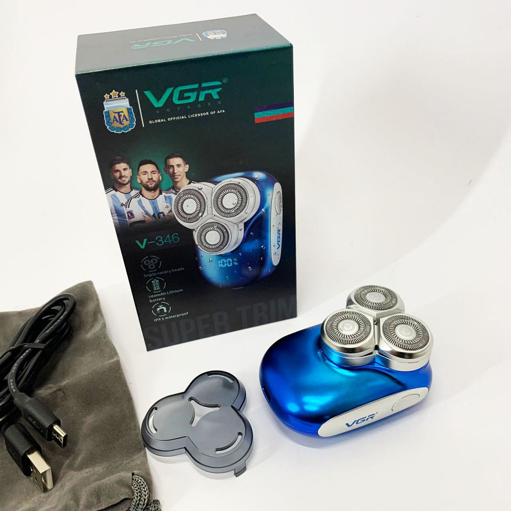 Бритва професійна для гоління VGR, Вологостійка електрична бритва, Бритви електричні NH-23 Львів - фото 10