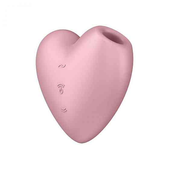 Вакуумный стимулятор - Satisfyer Cutie Heart Light Red Sex Aura Киев