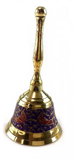 Колокольчик ручной из бронзы Птицы Киев - изображение 1