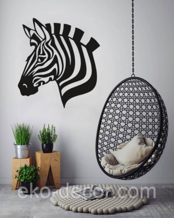 Декоративне настінне Панно «Зебра» Декор на стіну Київ