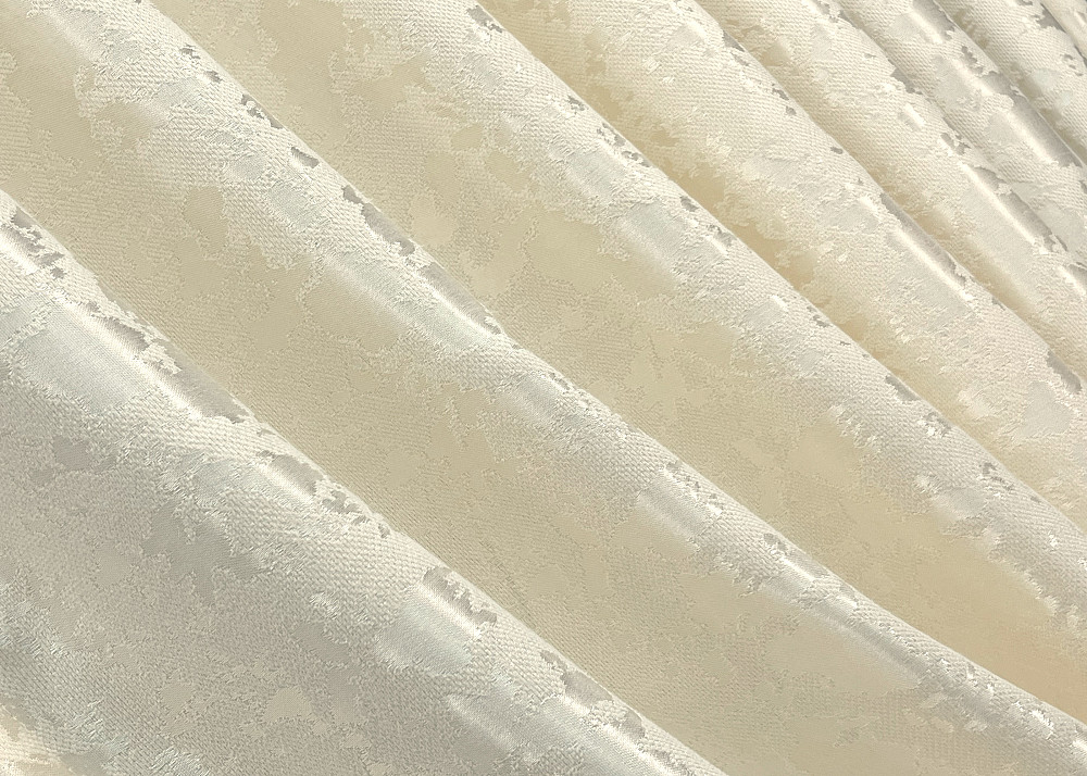 Комплект штор VR-Textil Льон Мармур 150х270 2шт і Тюль 400х270 1908ш-1400т Молочний з білим 71-136/3 Київ - фото 6