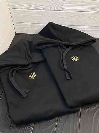 Парні худі для хлопця та дівчини - "ТРИЗУБ" L, XL Чернівці