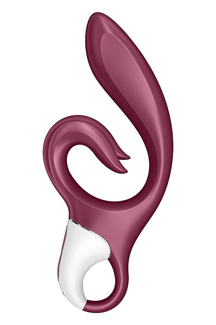 Стимулятор точки G и клитора Satisfyer Love me с вибрацией, бордовый Sex Aura Киев - изображение 3