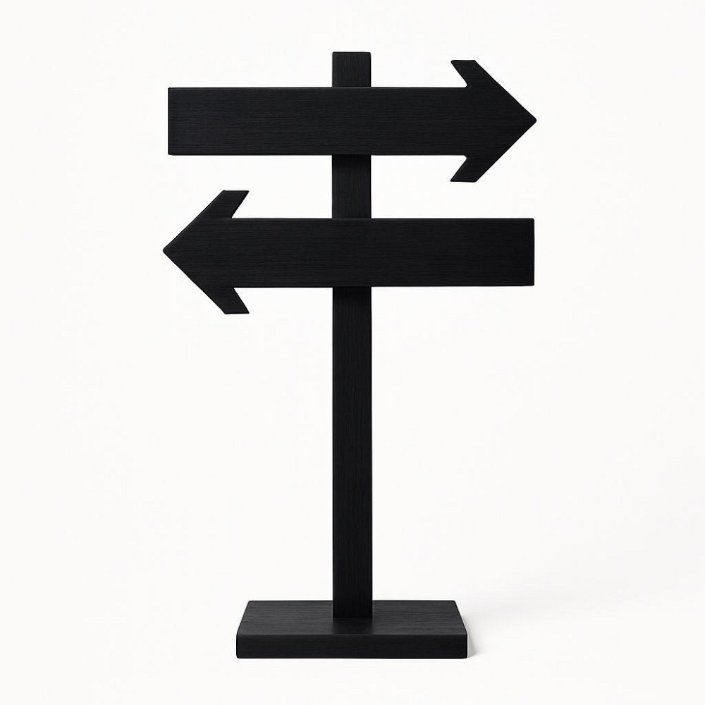 Напольная стрелка-указатель 