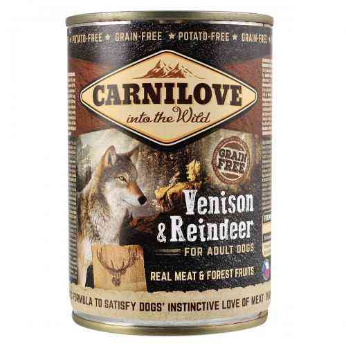 Вологий корм Carnilove Venison & Reindeer для собак, м'ясо північного оленя, 400 г Київ