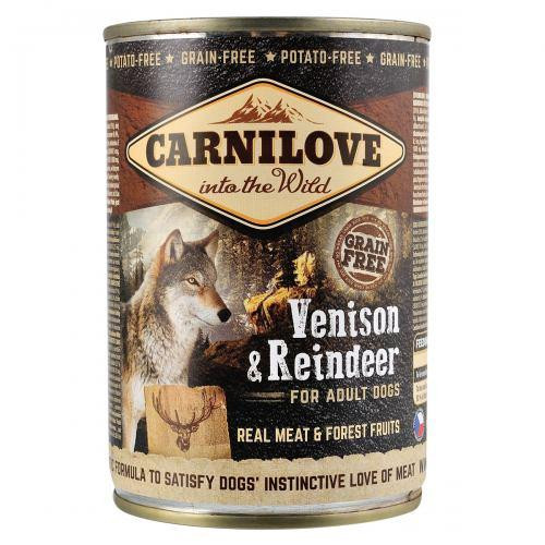 Влажный корм Carnilove Venison & Reindeer для собак, мясо северного оленя, 400 г Киев - изображение 1
