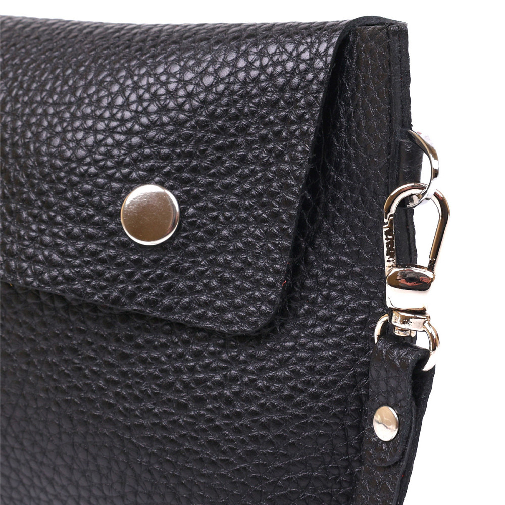 Кожаная тревел-косметичка Shvigel 16416 Черный Киев - изображение 3