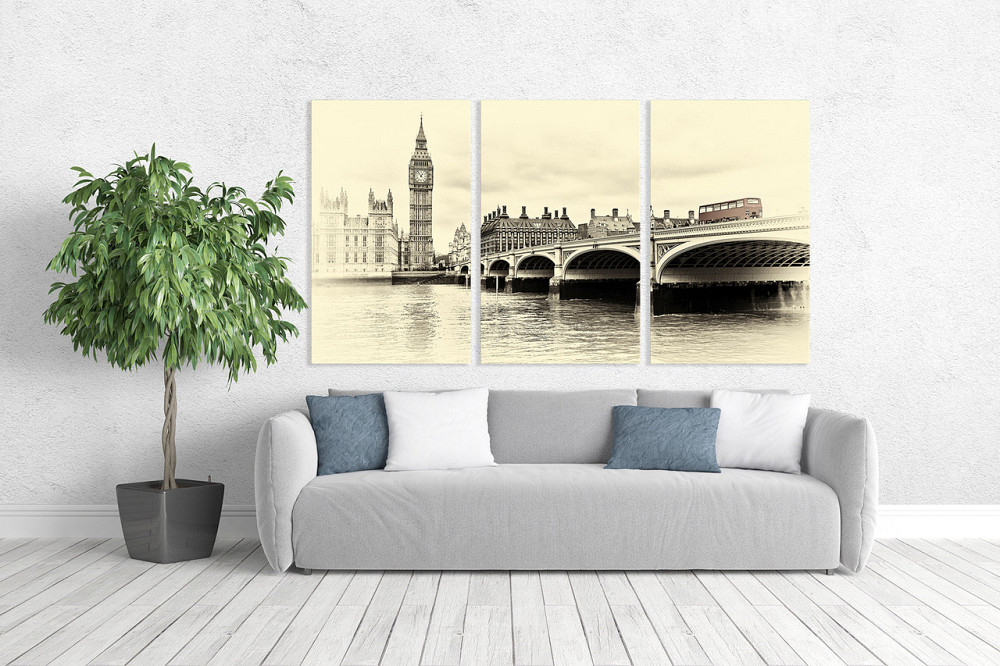 Модульная картина в гостиную / спальню Велика Британія   ART-083_3A 100х150 см Киев - изображение 2