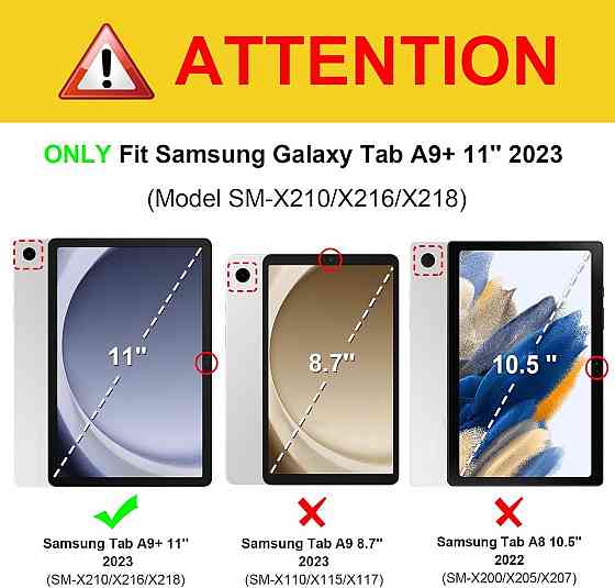 Чохол-книжка Samsung Galaxy Tab A9+/A9 Plus 2023 11 Inch SM-X210/X215/X216 Днепр
