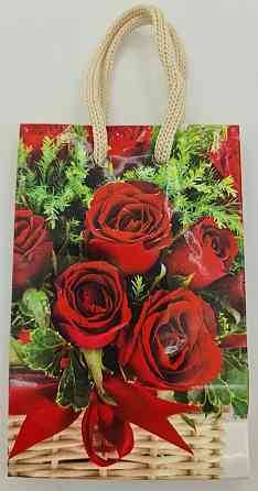 Пакет бумажный подарочный  МИНИ 8*12*3.5 арт15 (12 шт) Харьков