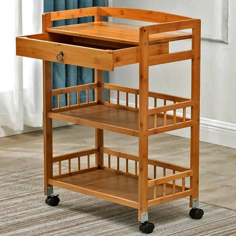 Етажерка для ванної на коліщатах "Файет" охра Миколаїв - фото 1