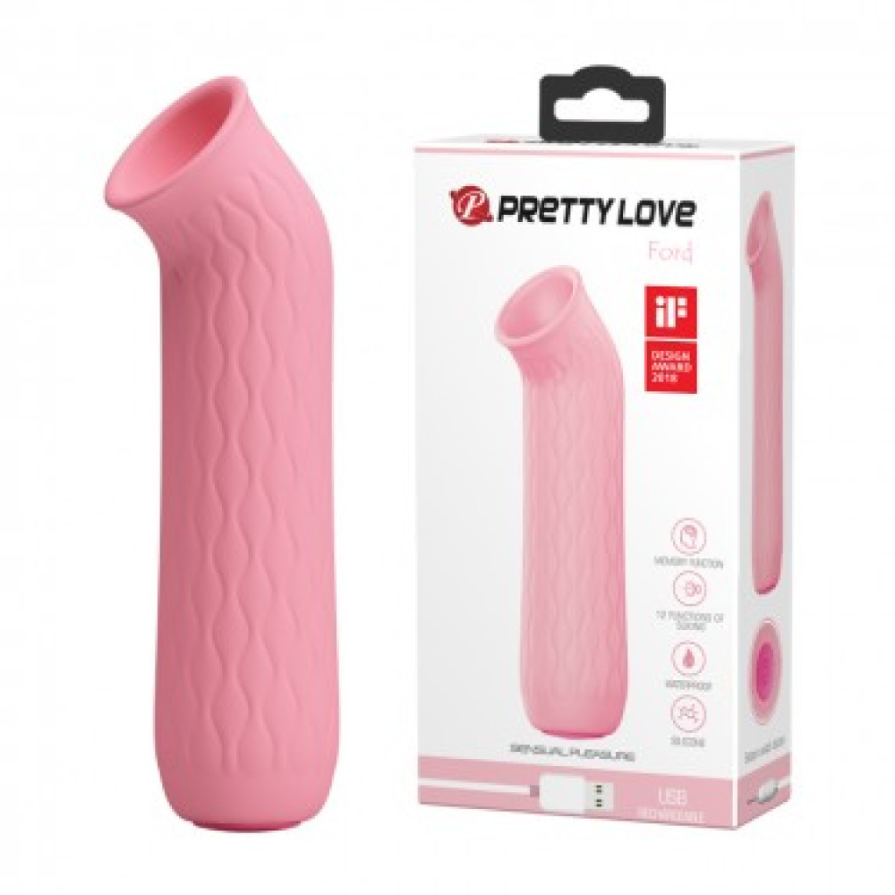 Вакуумний стимулятор Pretty Love Ford ніжно-рожевий Sex Aura Київ - фото 2