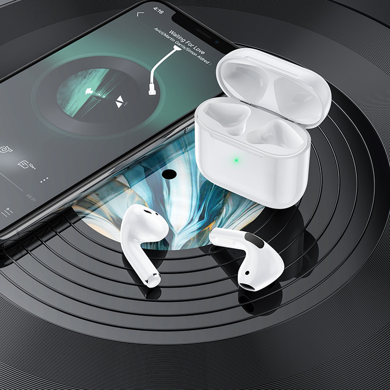 Наушники беспроводные HOCO EW03 Plus True wireless BT headset White 6931474753885 Одесса - изображение 6