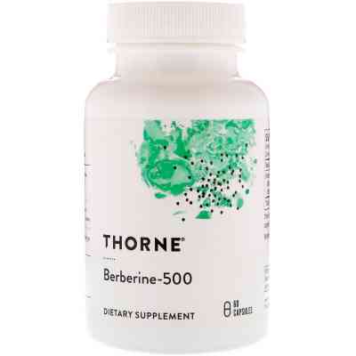 Трави Thorne Research Берберин-500, Berberine-500, 60 капсул (THR-04800) Вінниця