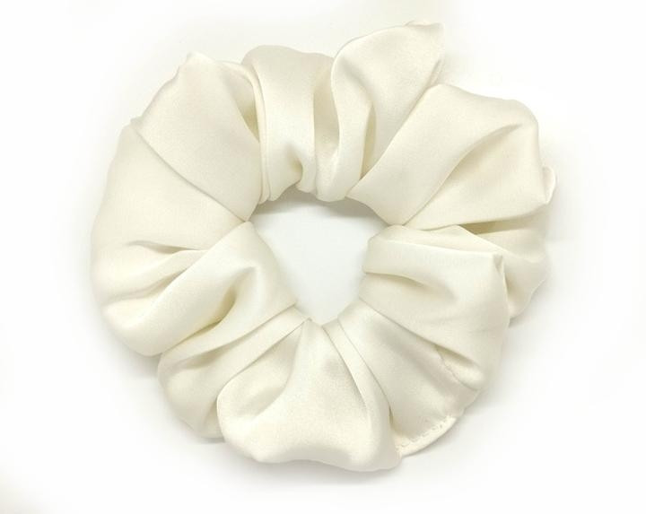 Резинка для волос большая молочного цвета Киев - изображение 1