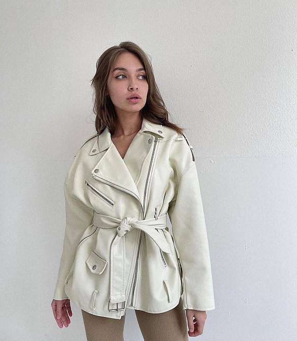 Женская куртка оверсайз Белый S Харьков - изображение 1