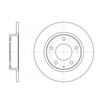 Тормозной диск REMSA 6206.00 Винница