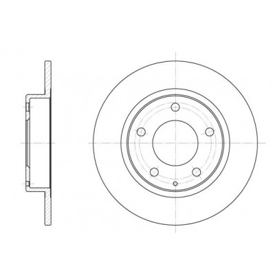Тормозной диск REMSA 6206.00 Винница - изображение 1