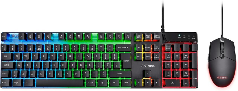 Игровая клавиатура и мышь Trust GXT 838 Azor, QWERTY UK, LED, 8 Anti-Ghosting, ПК PS4 Xbox ноутбука, набор Киев - изображение 2