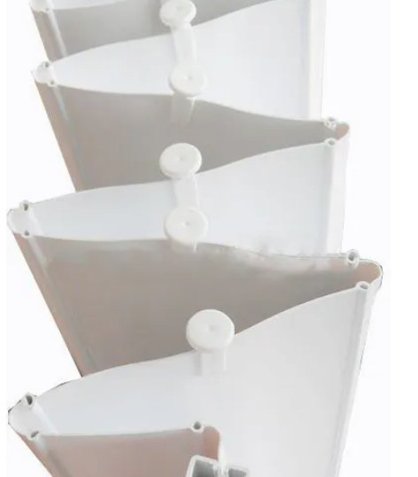 Ширма гармошка  Арктически Белая 820х2030х0,6 мм Днепр - изображение 3