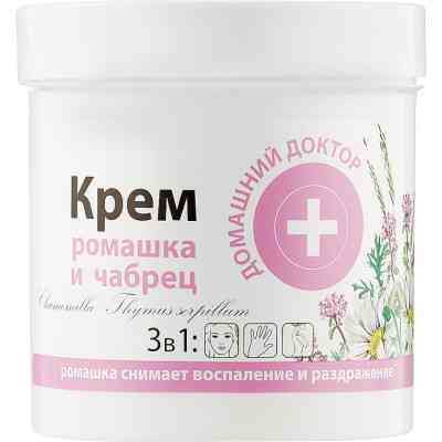Крем для тіла Домашній Доктор З ромашкою і чебрецем 250 мл (4823015924545) Вінниця