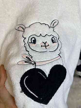 Піжама тепла жіноча Чорно-Білий XL Харків