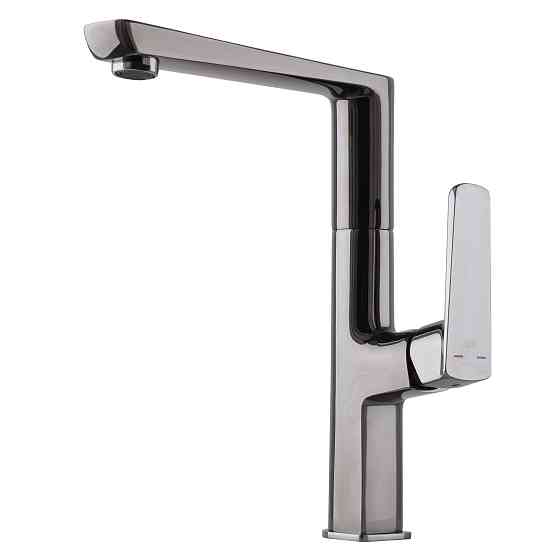 Змішувач для кухні TOPAZ LEXI TL 21401-H57-GB cartridge D25 шланги 55см,титан блиск PVD Тернополь