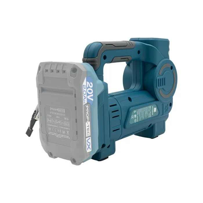 Компресор автомобільний акумуляторний PROFI-TEC PTI1035 20 В, 10,3 бар, 35 л/хв, без АКБ і ЗП Київ - фото 6