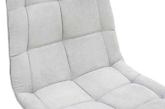 Стілець Софт, метал білий/ тканина світло сіра Київ