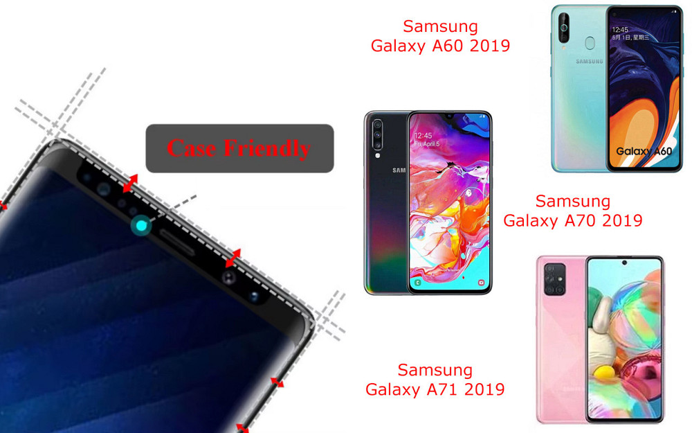 Захисне скло HyperGlass Pro для Samsung Galaxy A60 2019, A70 2019, A71 2019 – максимальна чутливість та захист Київ - фото 4