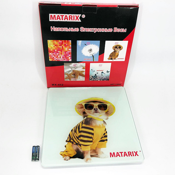 Весы для определение массы тела MATARIX MX-452 180 кг, Весы электронные напольные для дома EB-72 Львов - изображение 2