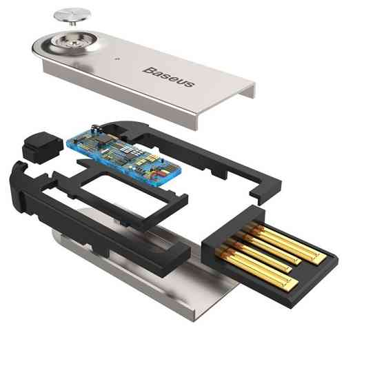 Аудіо Bluetooth 5.0 приймач Baseus BA01 Wireless Bluetooth Transmitter з USB і 3.5мм AUX роз'ємами (Чорний) Николаев