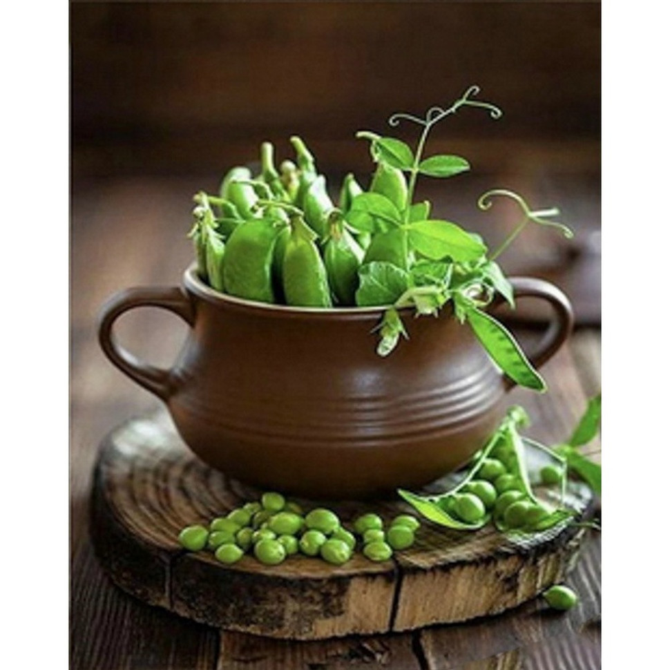 Алмазная мозаика Зеленый горошек