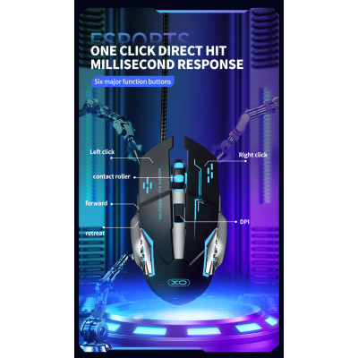 Мышка XO M10 Wireless Black/Silver (M10 Black+Silver) Винница - изображение 9