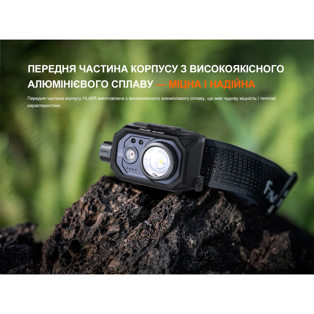 Ліхтар налобний Fenix HL45R LED з безконтактним датчиком Київ - фото 15