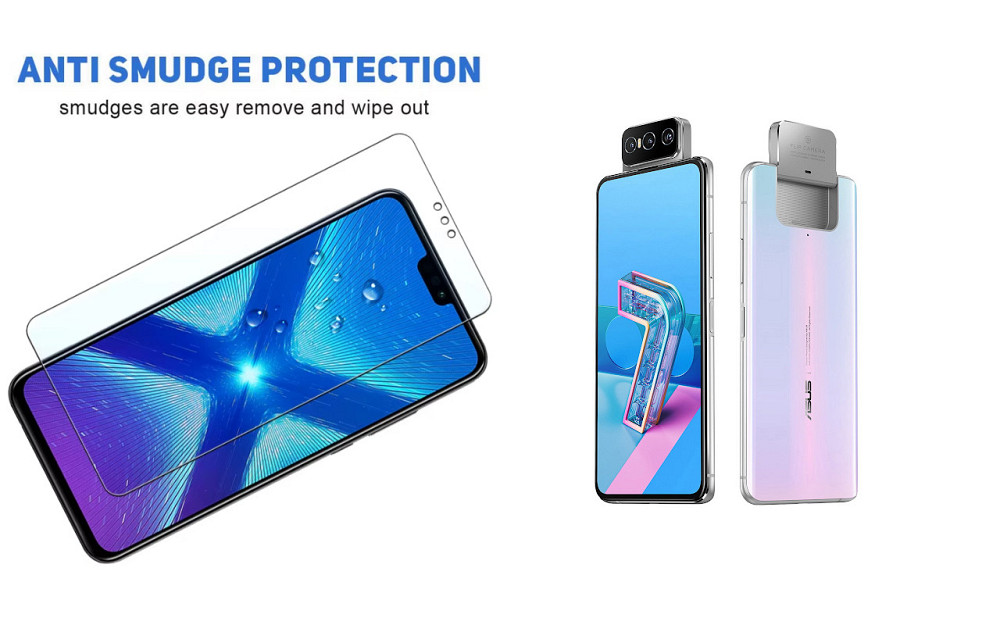 Защитное стекло NeoGlass для Asus ZenFone 7, Zenfone 7 Pro – ультрапрозрачное и устойчивое Киев - изображение 3