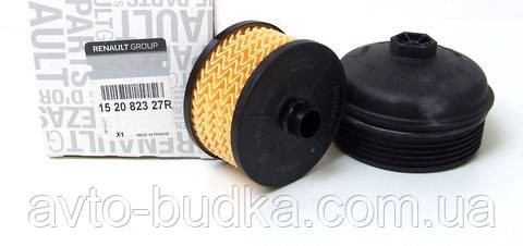Кришка корпуса фільтра оливи (верх) на Renault Megane III 2012>  двигун 1.2TCE; Renault (Оригінал) 152082327R Новий Розділ - фото 3