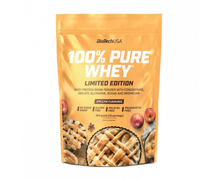 Протеин BioTech 100% Pure Whey 454 g (Apple pie) Луцк - изображение 1