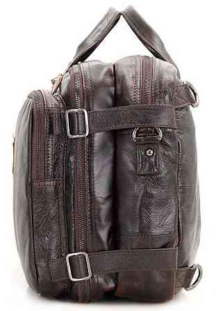 Сумка мужская Vintage 14106 трансформер Коричневая Киев