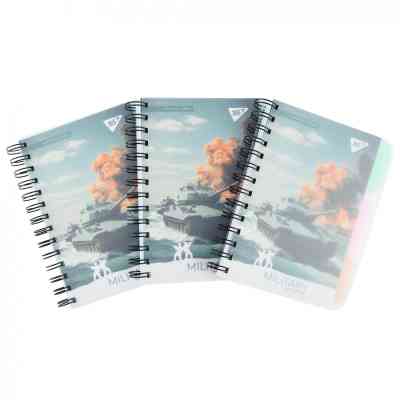 Блокнот Yes В6 Military 144 листа пластиковая обложка (681981) Винница